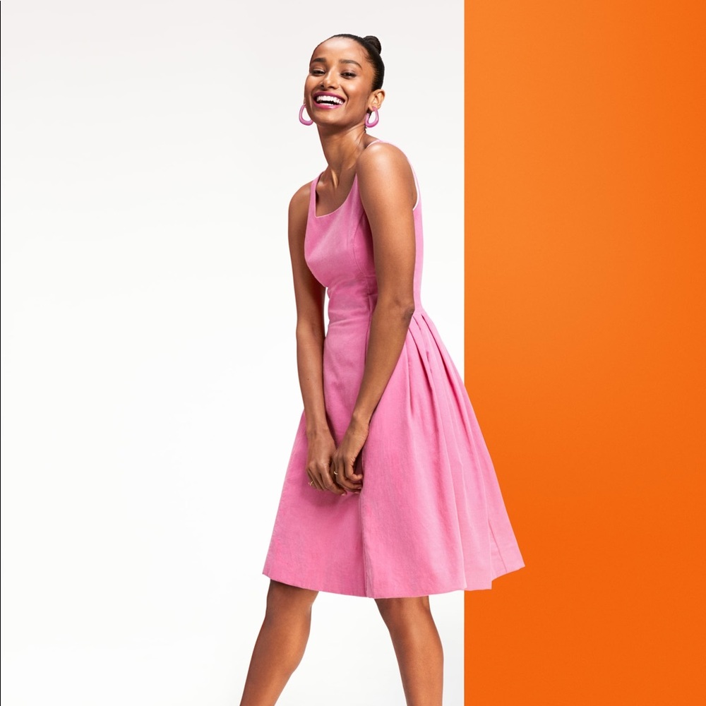 NWT Isaac Mizrahi for Target Pink Corduroy Dress